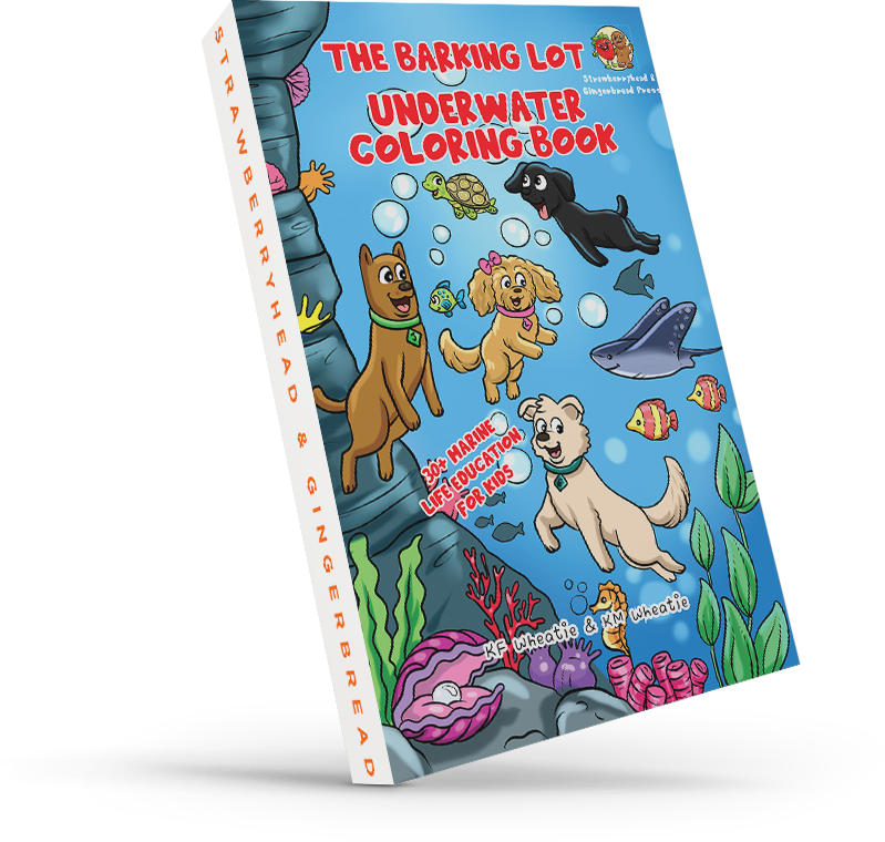 The Barking Lot Underwater Coloring Book